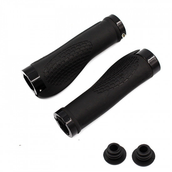 Грипсы эргономичные с фиксацией Lock-On для Kugoo M4 / M4 Pro, черные, комплект 2 шт.