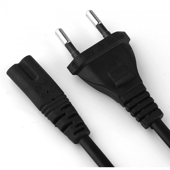 Кабель питания Europlug – IEC C7 («восьмёрка») 1,5 м