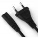 Кабель питания Europlug – IEC C7 («восьмёрка») 1,5 м