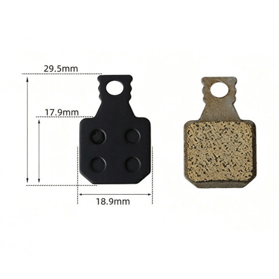 Тормозные колодки Magura MT5 / MT7, полуметалл