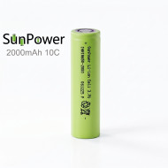 Аккумулятор  SunPower 18650 2000mAh 10C
