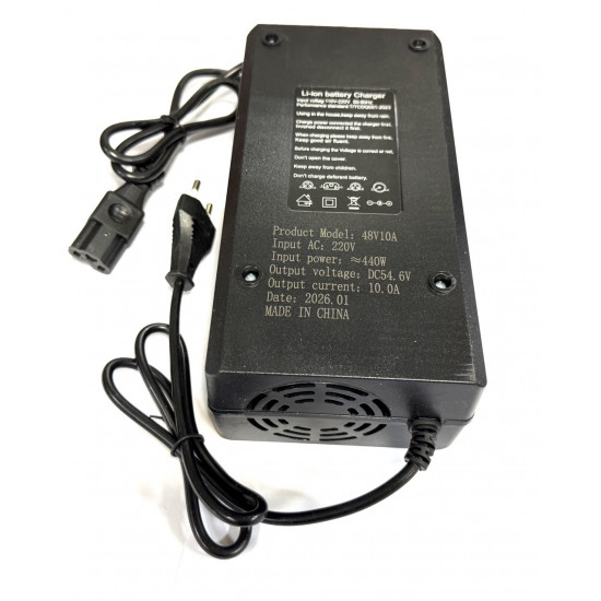 Зарядное устройство 54.6V 10A IEC (с кулером)