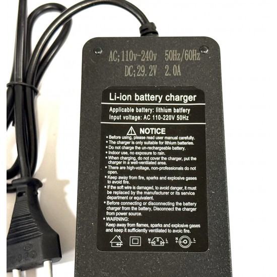 Зарядное устройство 25.6V (29.2V) 2A XLR (M) для LiFePO4 аккумуляторов (с кулером)